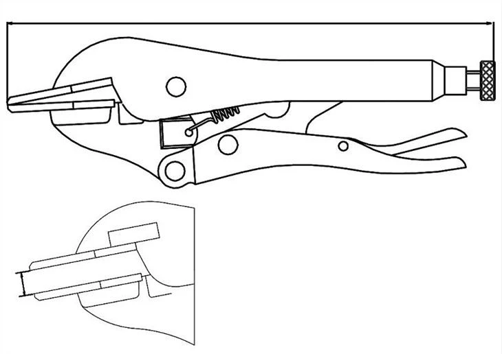Long Nose Locking Pliers