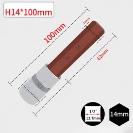БІТА ГОЛОВНА ШЕСТИГРАННА 1/2" 14ММ L100ММ